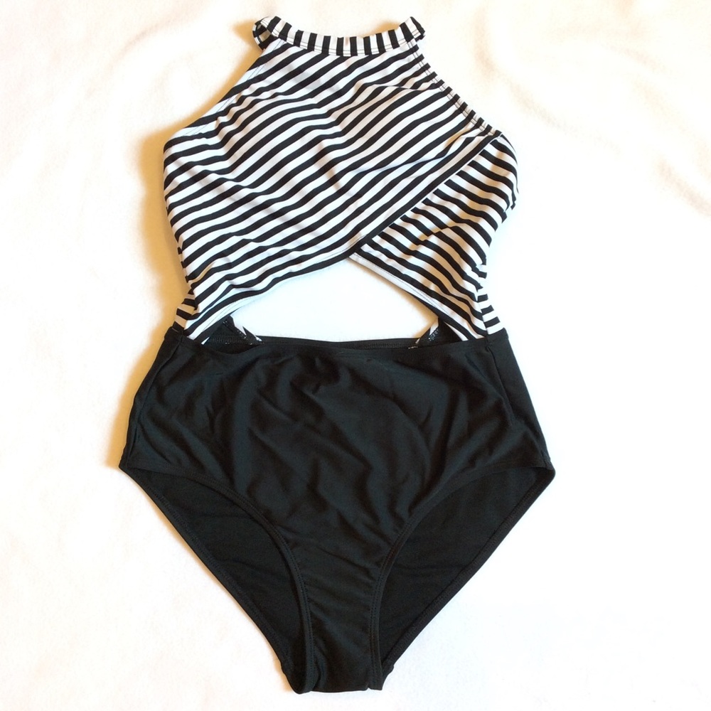 No boundaries cut out one piece swimsuit